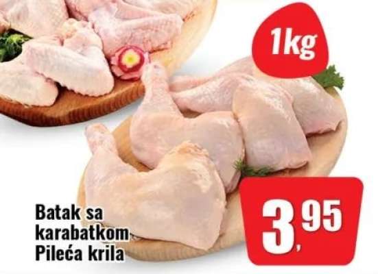 Batak sa karabatkom Pileća krila