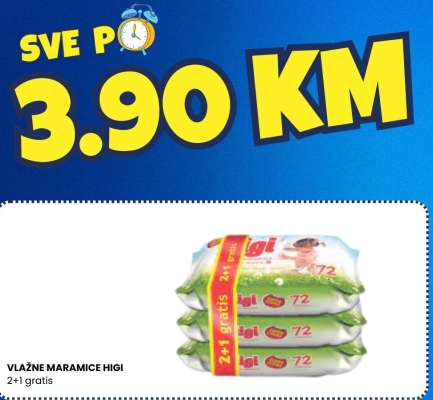 VLAŽNE MARAMICE HIGI