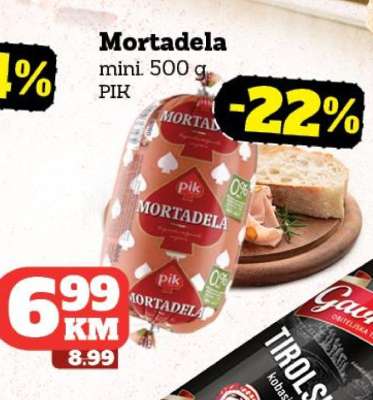 Mortadela mini 500 g PIK