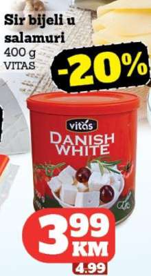 Sir bijeli u salamuri