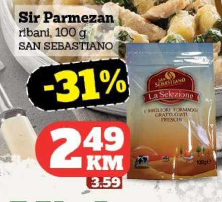 Sir Parmezan ribani, 100 g SAN SEBASTIANO