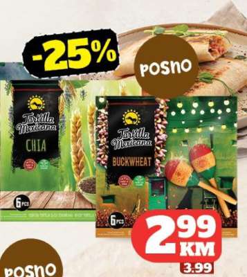 Tortilla Mexicana Chia/Buckwheat