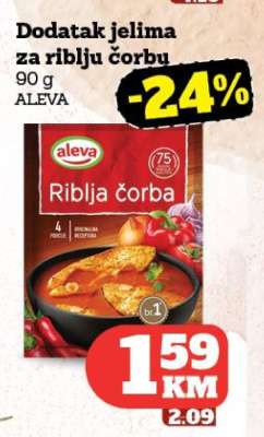 Dodatak jelima za riblju čorbu