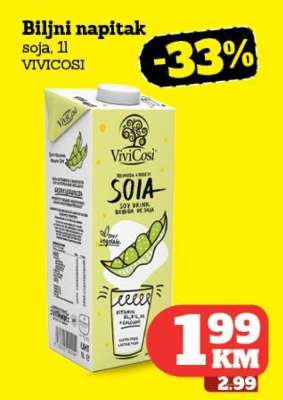 Biljni napitak soja, 1l VIVICOSI