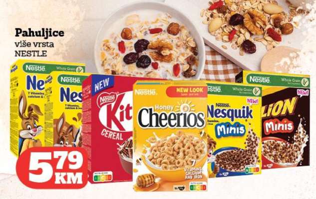 Pahuljice više vrsta NESTLE
