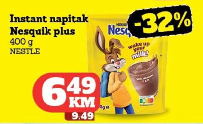 Instant napitak Nesquik plus
