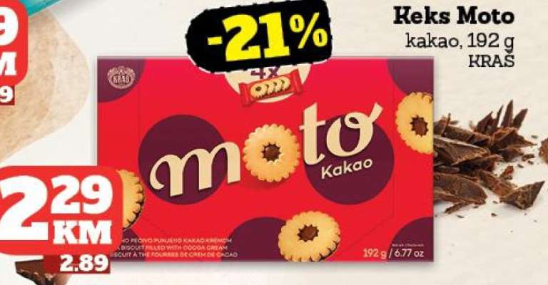 Keks Moto kakao