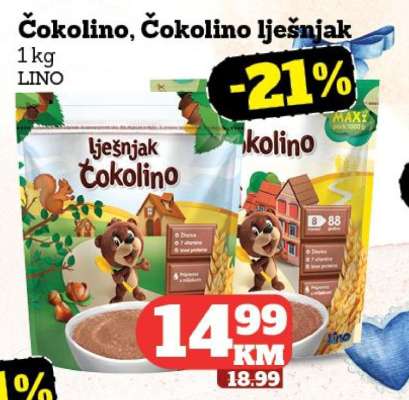 Čokolino, Čokolino lješnjak