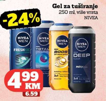Gel za tuširanje Nivea