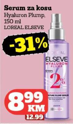 Serum za kosu Hyaluron Plump, 150 ml LOREAL ELSEVE