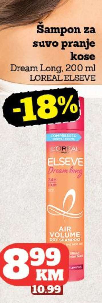 Šampon za suvo pranje kose