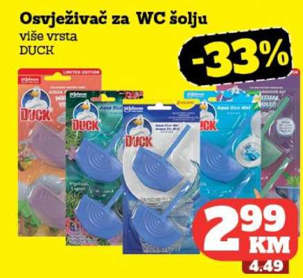 Osvježivač za WC školjku DUCK