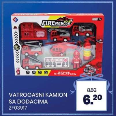 VATROGASNI KAMION SA DODACIMA