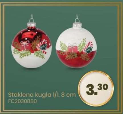 Staklena kugla 1/1, 8 cm