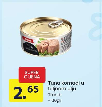 Tuna komadi u biljnom ulju