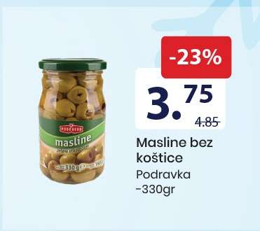 Masline bez koštice Podravka