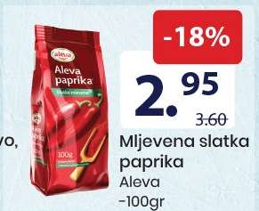 Mljevena slatka paprika
