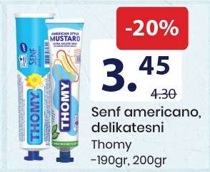 Senf americano, delikatesni