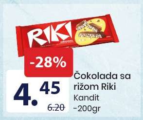 Čokolada sa rižom Riki