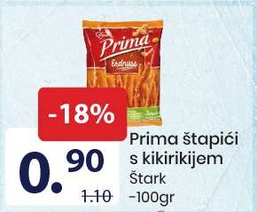 Prima štapići s kikirikijem