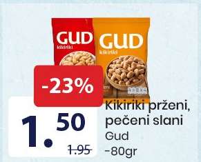 Kikiriki prženi, pečeni slani