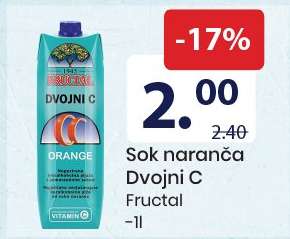 Sok naranča Dvojni C