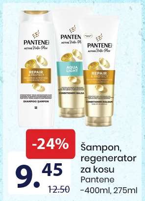 Pantene Šampon Regenerator za kosu