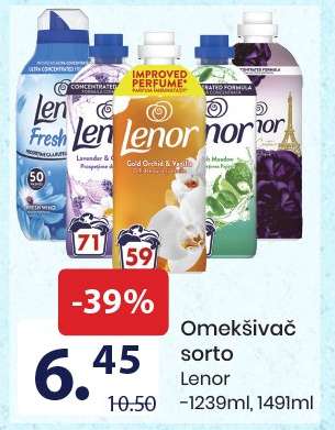 Omekšivač sorto Lenor