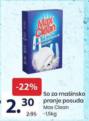 So za mašinsko pranje posuda