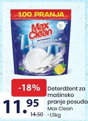 Deterdžent za mašinsko pranje posuđa