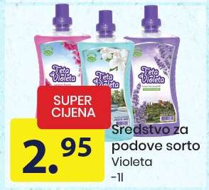 Sredstvo za podove sorto Violeta