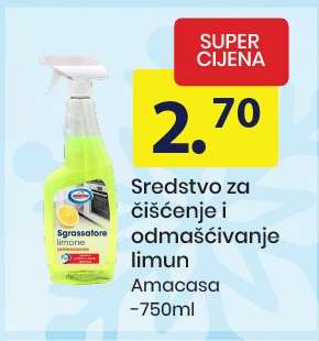 Sredstvo za čišćenje i odmašćivanje limun Amacasa