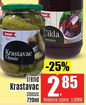 Trend Krastavac classic 720ml