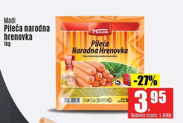 Madi Pileća narodna hrenovka