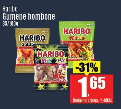 Haribo gumene bombone