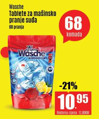 Wasche Tablete za mašinsko pranje suđa