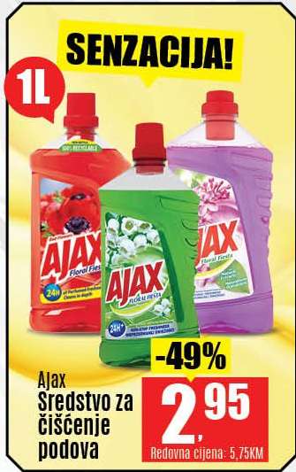 Ajax Sredstvo za čišćenje podova