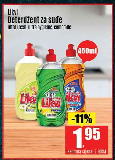 Likvi Deterdžent za suđe