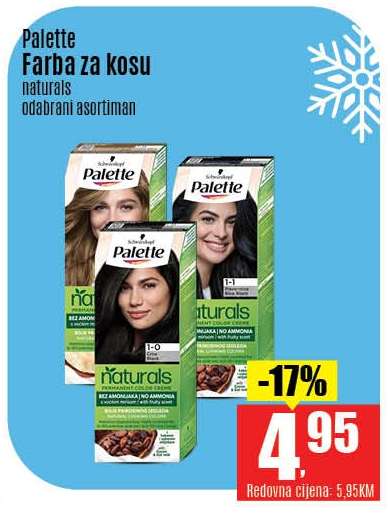 Palette Farba za kosu