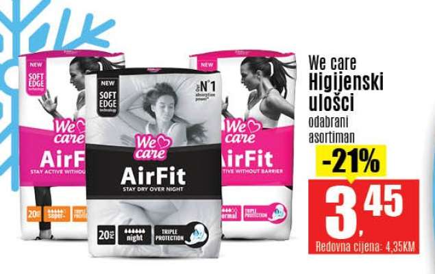 We care Higijenski ulošci