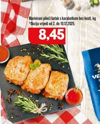 Marinirani pileći batak s karabatkom bez kosti, kg