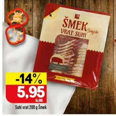 Suhi vrat 200 g Šmek