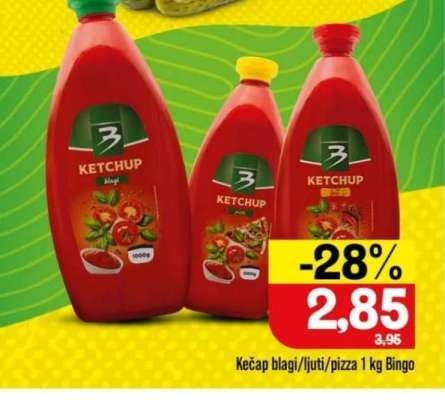 Kečap blagi/ljuti/pizza