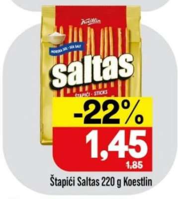 Štapići Saltas 220 g Koestlin