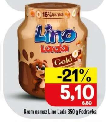Krem namaz Lino Lada 350 g Podravka