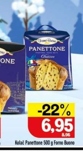 Kolač Panettone 500 g Forno Buono