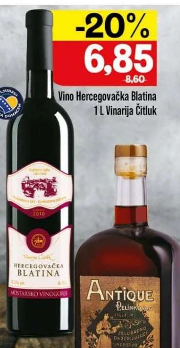 Vino Hercegovačka Blatina