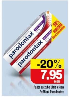 Pasta za zube Ultra clean 2x75 ml Parodontax
