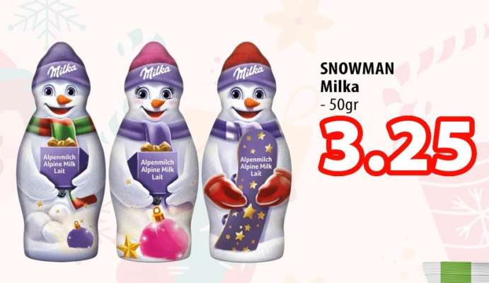 SNOWMAN Milka
