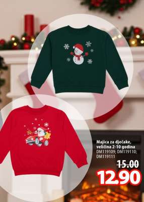 Majica za dječake, veličina 2-10 godina